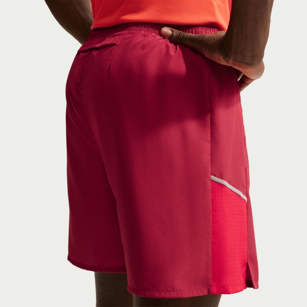 Nike Dri-FIT Miler 7in Shorts - Tough Red/Sport Red/Reflective Silver