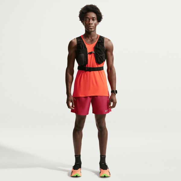 Nike Dri-FIT Miler 7in Shorts - Tough Red/Sport Red/Reflective Silver