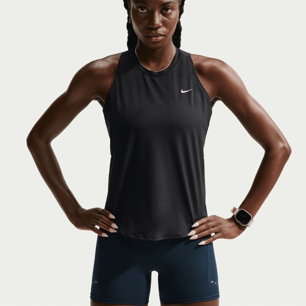 Women's Running Tank Nike DriFIT Swift Tank  Black/Reflective Silver IU1033010