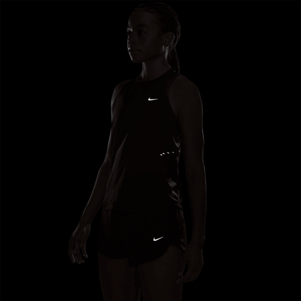 Nike Dri-FIT Swift Tank - Black/Reflective Silver