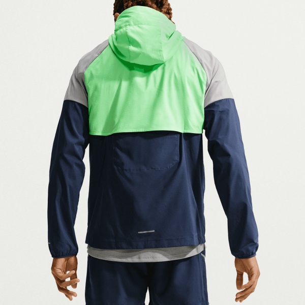 Nike Impossibly Jacket - Midnight Navy/Illusion Green/Wolf Grey