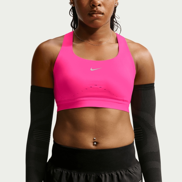 Women's Sports Bra Nike Swift Sports Bra  Hyper Pink/Reflective Silver HM5220645