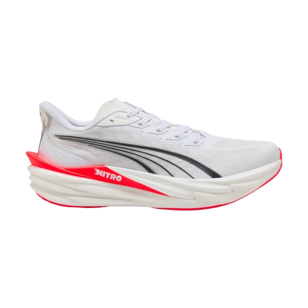  Puma Deviate NITRO 4  White/Ultra Red 31212326