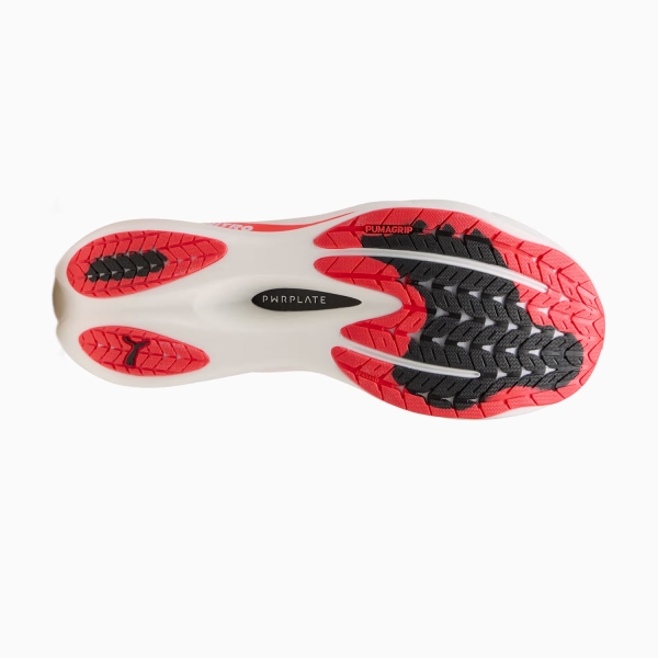 Puma Deviate NITRO 4 - White/Ultra Red
