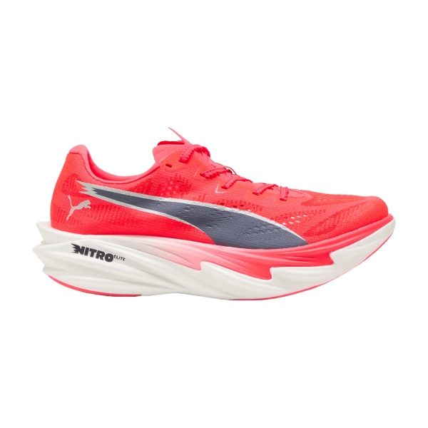  Puma Deviate NITRO Elite 4  Ultra Red/Inky Depths/White 31212807