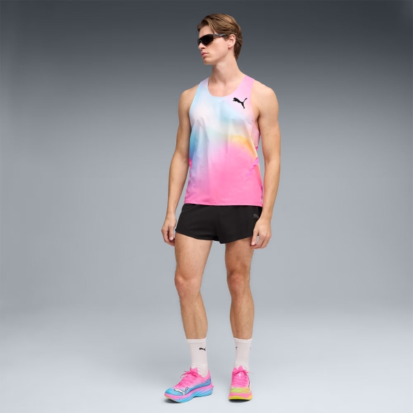 Puma Lightspeed ULTRAWEAVE Graphic Top - Pink