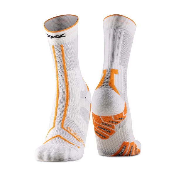 Socks XBionic TerraSkin Expert Crew Socks  X White/Blazing Orange RQXTS25MW304