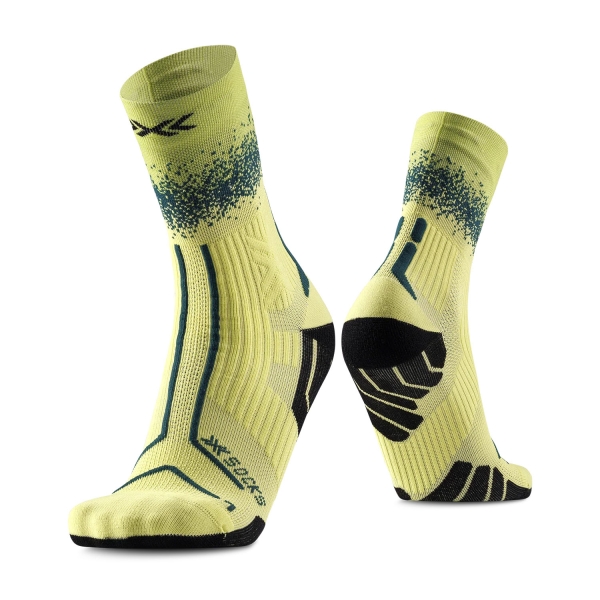 Socks XBionic TerraSkin Perform Crew Socks  Electric Energy/Dark Green RQXTS26UY002
