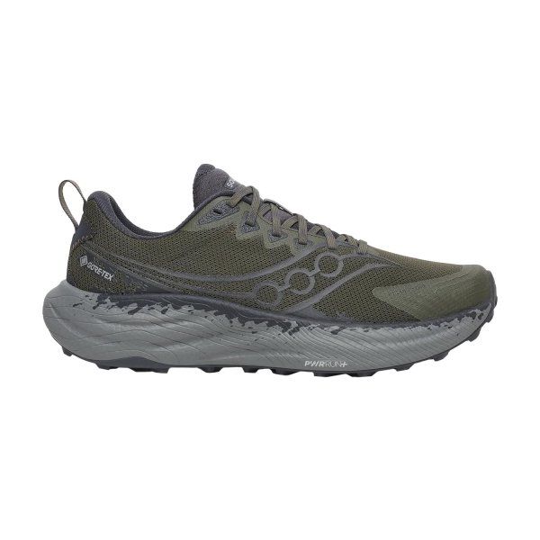 Men's Trail Running Shoes Saucony Ride TR3 GTX  Fatigue/Ebony S1011181008