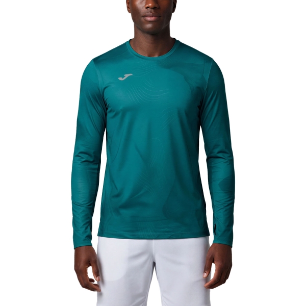 Men's Running Shirt Joma RNight Shirt  Green/Turquoise 104784.346
