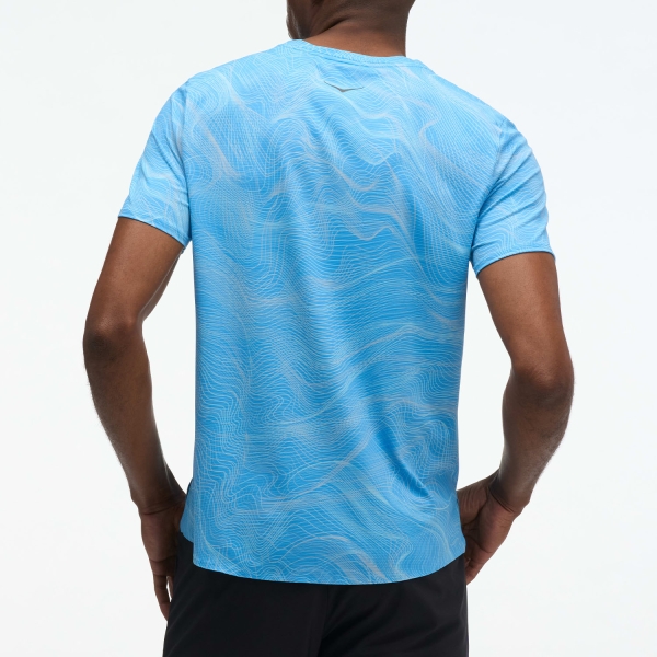 Hoka EveryRun T-Shirt - Mineral Blue Prt