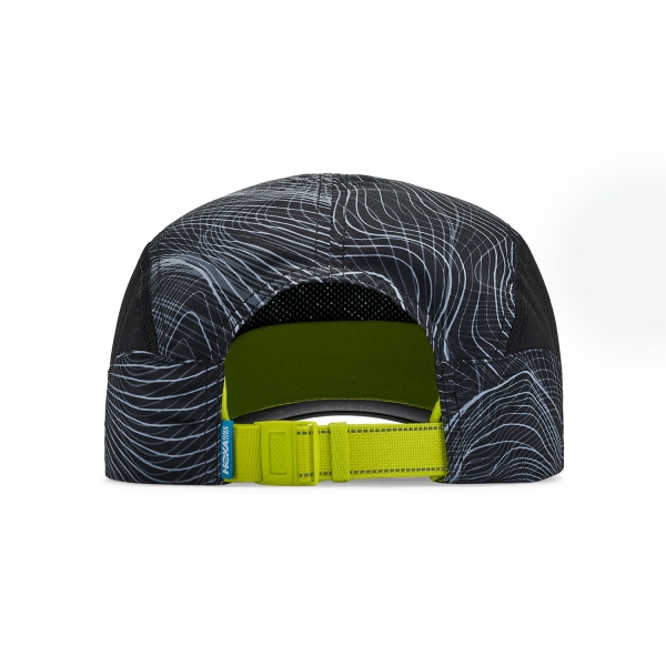 Hoka Rundown Printed Cap - Black/White PRT