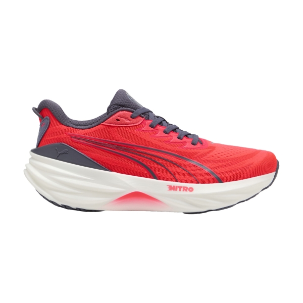 Men's Structured Running Shoes Puma ForeverRun NITRO 3  Ultra Red/Inky Depths 31294205
