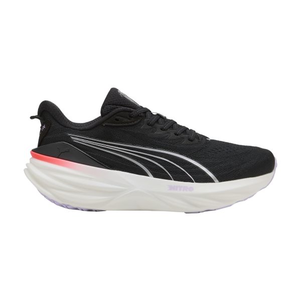 Woman's Structured Running Shoes Puma ForeverRun NITRO 3  Black/Light Lavender 31294303