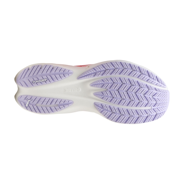 Puma Velocity NITRO 5 - White/Ultra Red/Light Lavender