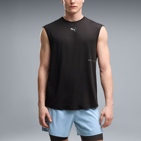 Men's Running Tank Puma Brightstride CLOUDSPUN Tank  Black 52901901