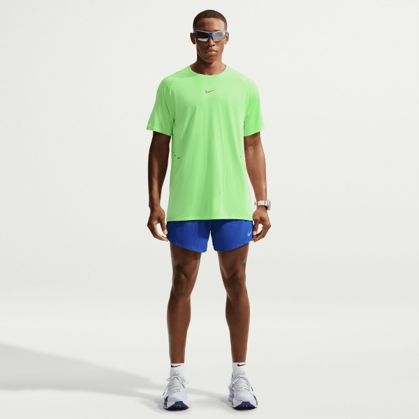 Nike Aero-FIT Stride T-Shirt - Volt/Light Silver/Reflective Silver
