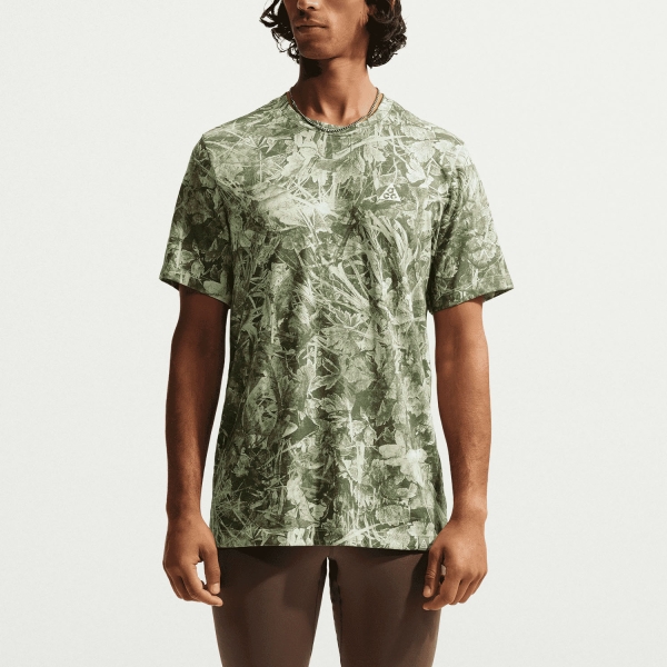 Men's  Short Sleeve Trail Running Shirts Nike ACG Chamo TShirt  Sail IM5311104