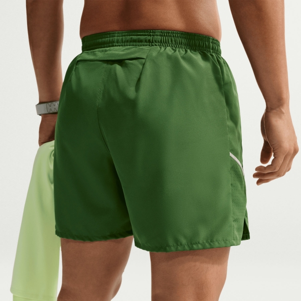 Nike Miler Graphic 5in Shorts - Forest Green
