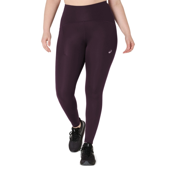 Women's Running Tights ASICS Road Crew Tights  Dark Aubergine 2012C968500