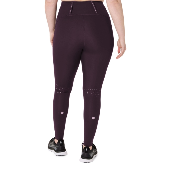 ASICS Road Crew Tights - Dark Aubergine
