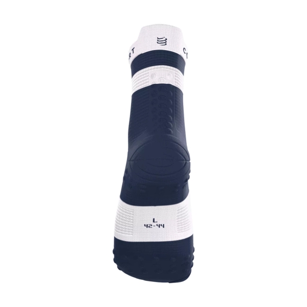Compressport Pro Racing V4.0 Run High Socks - Peacoat/White