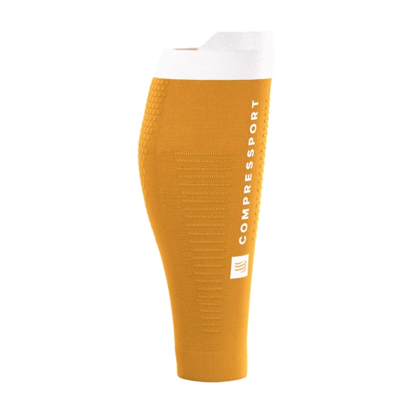  Compressport R2 3.0 Compression Calf Sleeves  Sunflower/Gray SU00047B7071
