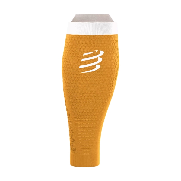 Compressport R2 3.0 Compression Calf Sleeves - Sunflower/Gray