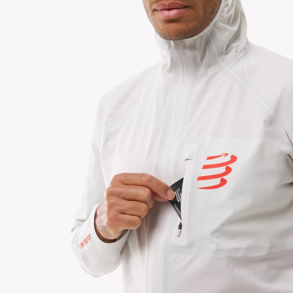 Compressport Thunderstorm 30k/60k Jacket - Off White