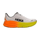 Hoka Bondi 9 Wide - White/Neon Tangerine
