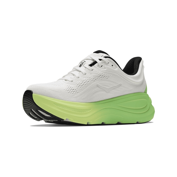Hoka Bondi 9 Wide - White/Tart Apple
