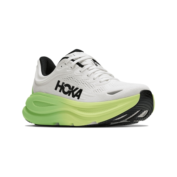 Hoka Bondi 9 Wide - White/Tart Apple