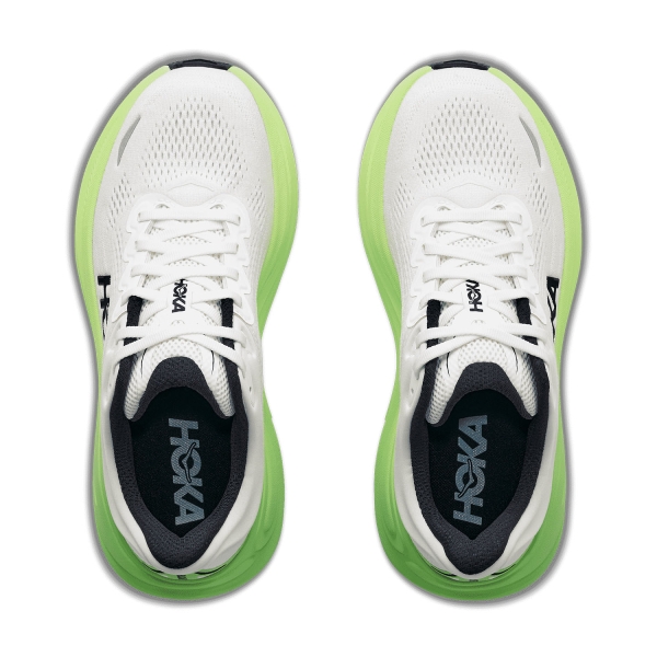 Hoka Bondi 9 Wide - White/Tart Apple
