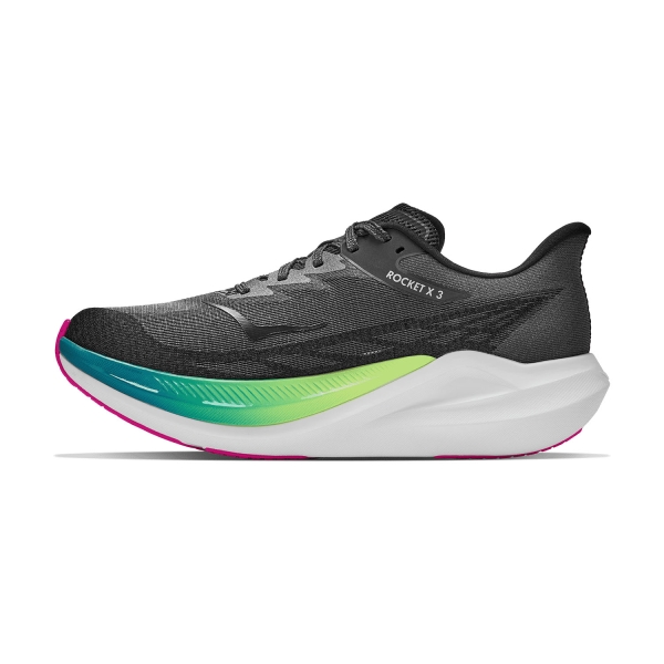 Hoka Rocket X 3 - Black/Neon Nebula