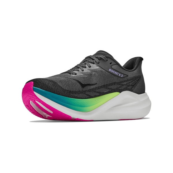 Hoka Rocket X 3 - Black/Neon Nebula