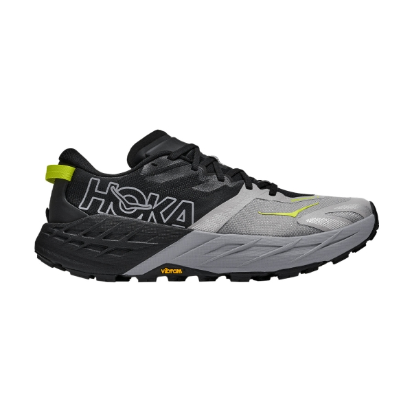 Men's Trail Running Shoes Hoka Speedgoat 7  Black/Stellar Grey 1171928BLLR