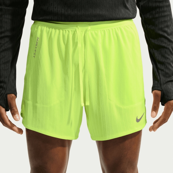 Men's Running Shorts Nike AeroFIT Stride 5in Shorts  Volt/Reflective Silver IM5132702