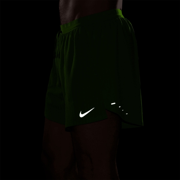 Nike Aero-FIT Stride 5in Shorts - Volt/Reflective Silver