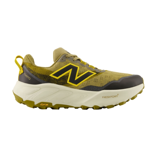 Men's Trail Running Shoes New Balance Fresh Foam X Hierro v9  Quicksand/Yellow MHIER4MG