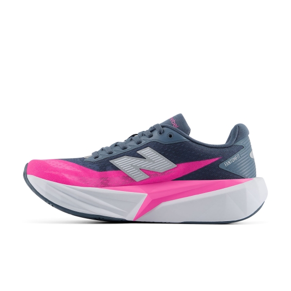 New Balance FuelCell Rebel v5 - Shadow Blue/Pink Heat