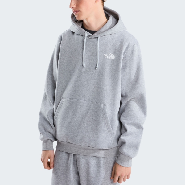 Men's Sweatshirt and Shirts The North Face Evolution Box NSE Hoodie  TNF Pale Grey Heather NF0A8CWPCQO
