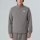The North Face Glacier Fleece Sweatshirt - TNF Mid Grey Heather