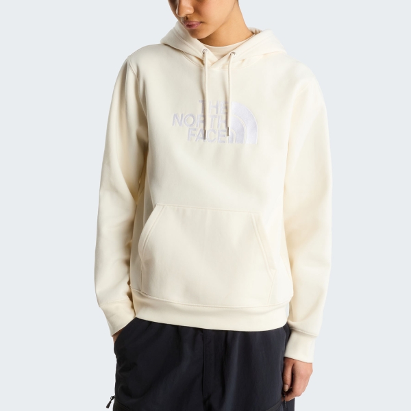 Women's Outdoor Jacket and Shirt The North Face Essential Drew Peak Regular Hoodie  White Dune NF0A8FDPQLI