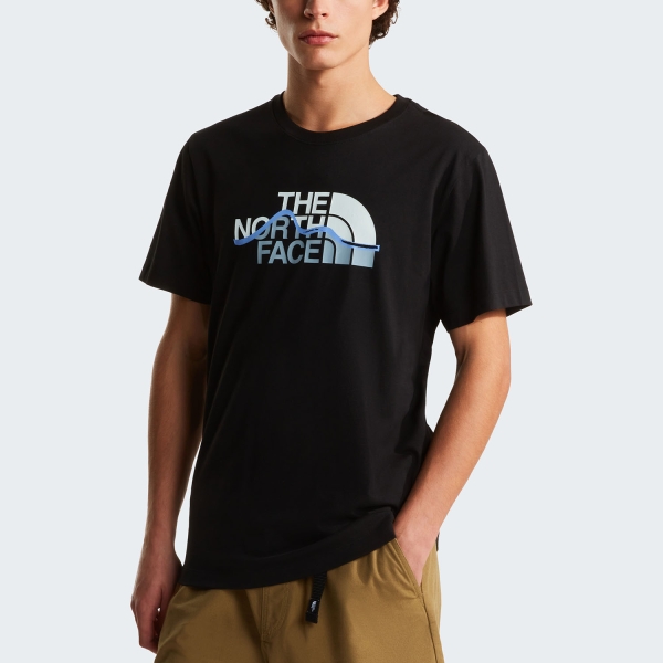 Men's Sportswear T-Shirt and Polo The North Face Mountain Line TShirt  TNF Black NF0A8GUXJK3