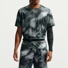 Nike Dri-FIT UV Miler AOP T-Shirt - Black/Reflective Silver