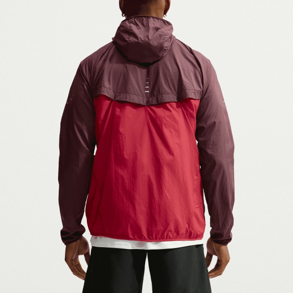 Nike Dri-FIT UV Stride Jacket - Mystic Dates/Tough Red/Reflective Silver