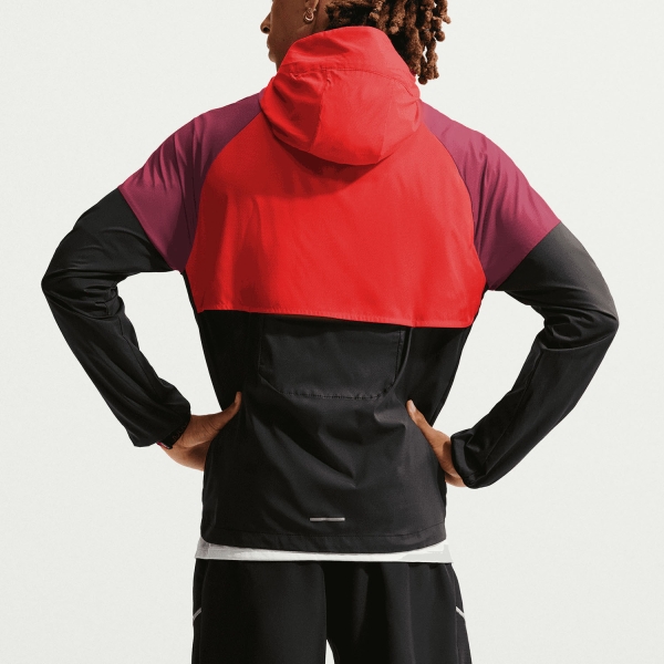 Nike Impossibly Giacca - Black/Light Crimson/Tough Red