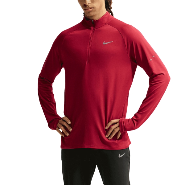 Men's Running Shirt Nike Stride Shirt  Tough Red/Reflective Silver HV2180608