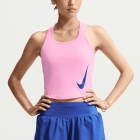 Nike Tempo Swoosh Top - Pink Rise/Reflective Silver/Old Royal