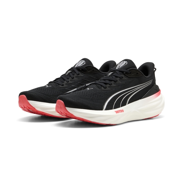 Puma ForeverRun NITRO 3 - Black/Ultra Red